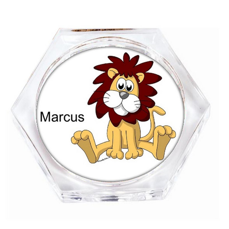 Ensemble de 4 sous-verres Lion, Oui