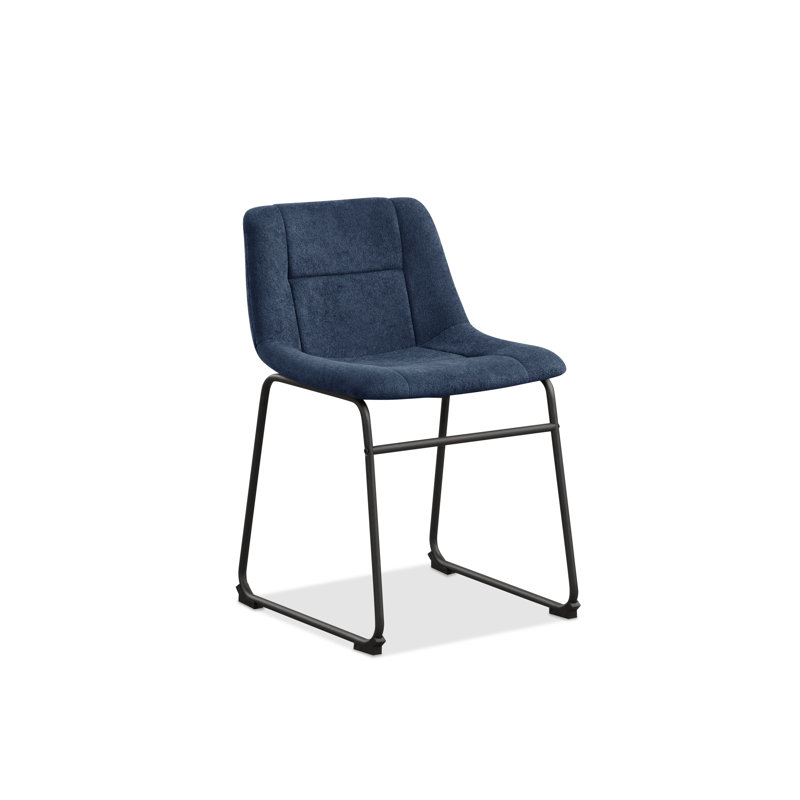 Bexhill Chenille Dining Chair, Blue