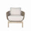 Chaise en bois d'acacia Chukudeni avec coussins