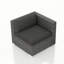Chaise de patio avec coussin Suffern-871888115-926067129