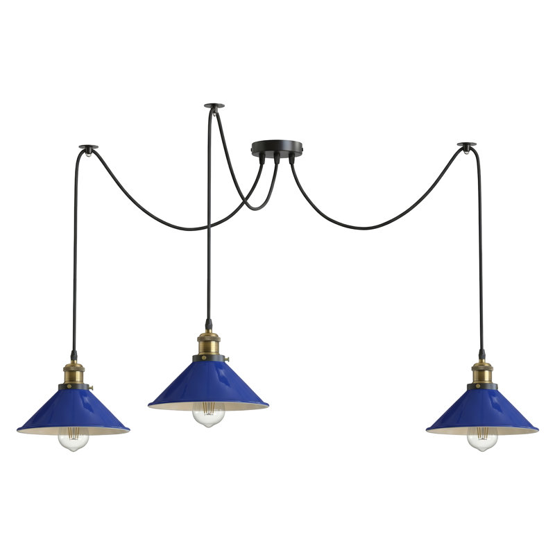3 - Light Pendant, Navy Blue