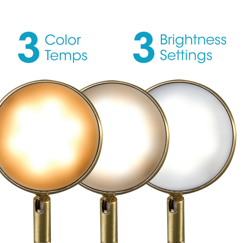 Wellness OttLite Direct LED Desk Lamp with USB Port - Modern, Adjustable, Desk Light