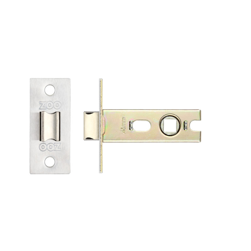 Project Tubular Latch, 6cm H x 2.5cm W x 6.4cm D, Satin Stainless Steel