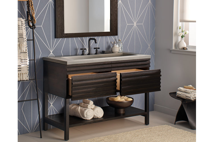 Moody Bathroom Ideas for a Dramatic Makeover | Wayfair