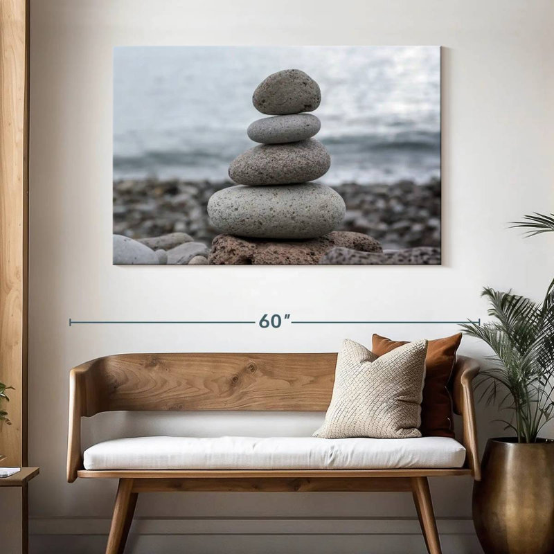 Kerrick Stacked Stones, H 32 po x l 48 po