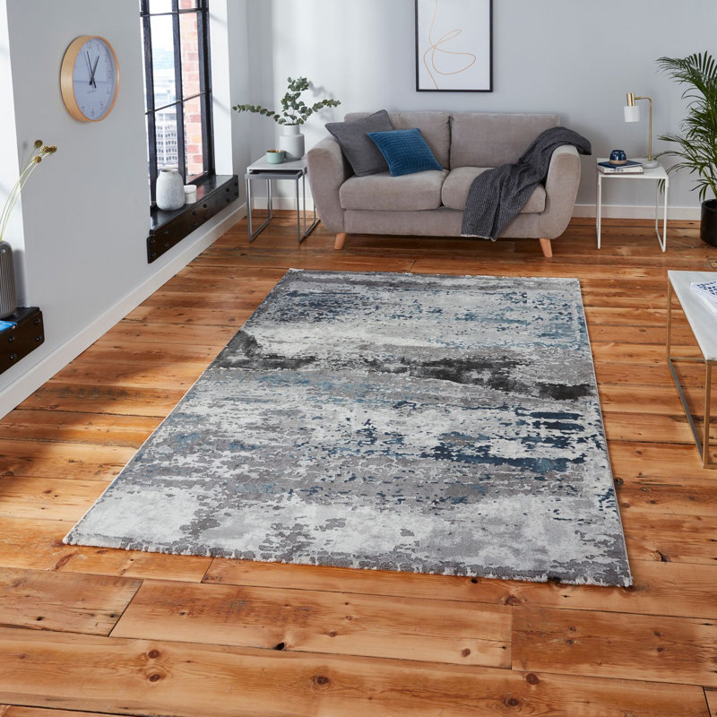 Leanna area rug Machine Woven Rectangle Grey, Rectangle 200 x 290cm