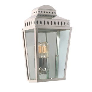 Ville Verdigris 37.5cm H Outdoor Wall Lantern