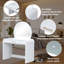 Table de coiffeuse 39 "avec miroir et miroir à écran tactile, coiffeuse avec tiroir pour chambre à coucher-457060396