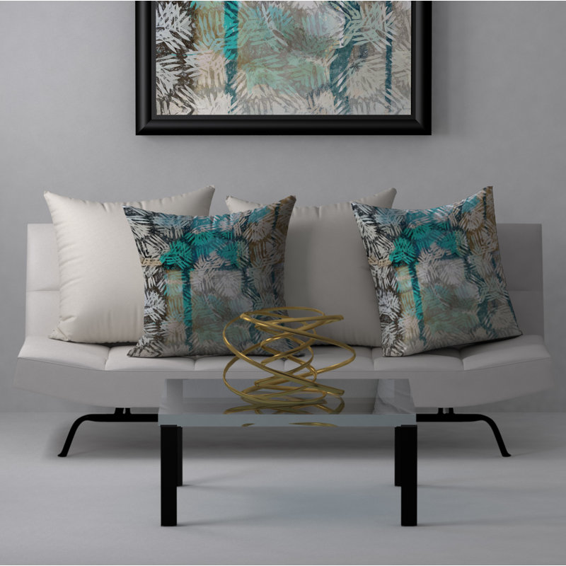Housse de coussin carrée/insert, 24 po x 24 po