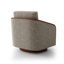 Upholstered Swivel Barrel Chair-1053755032