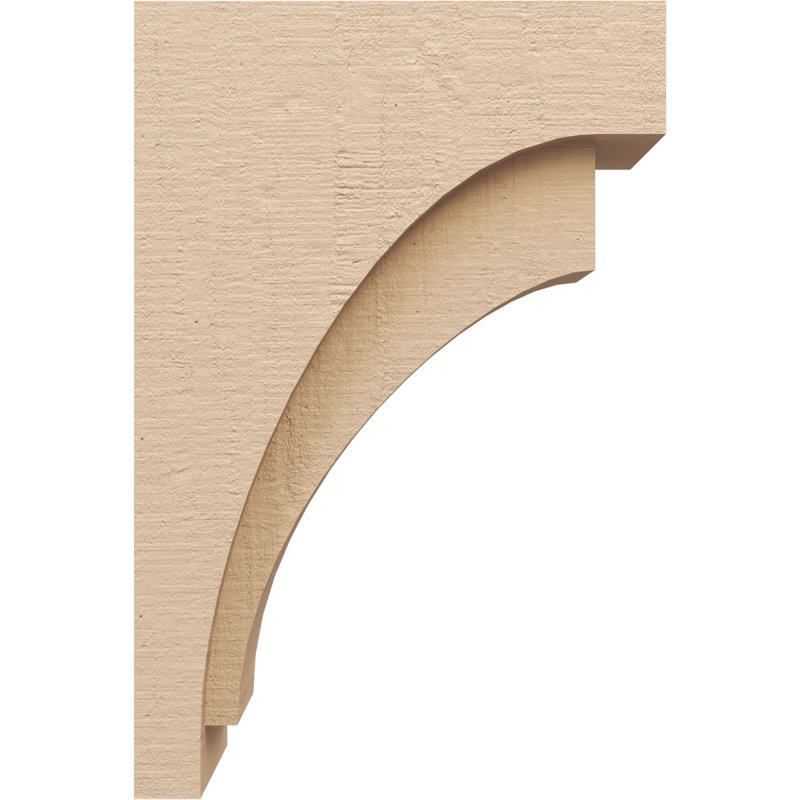 Corbeau TimberThane classique en bois de cèdre brut de 7 po x P 14 po x H 21 po, H 21 po x l 7 po x P 14 po