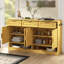 Buffet de ferme 59,1 "avec tablettes réglables et 3 tiroirs-1153315732