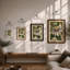 Passion Flower Study Botanical - Framed Print-1830836520-1830836524
