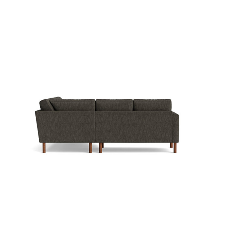 Laguna Sectional, Performance Weave - Onyx, Right Hand Facing