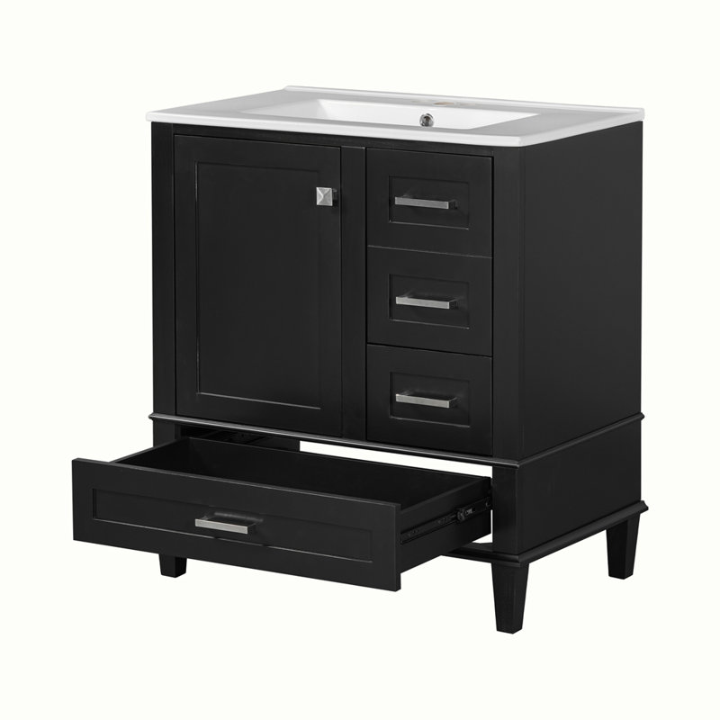 Ensemble de meuble-lavabo moderne avec lavabo