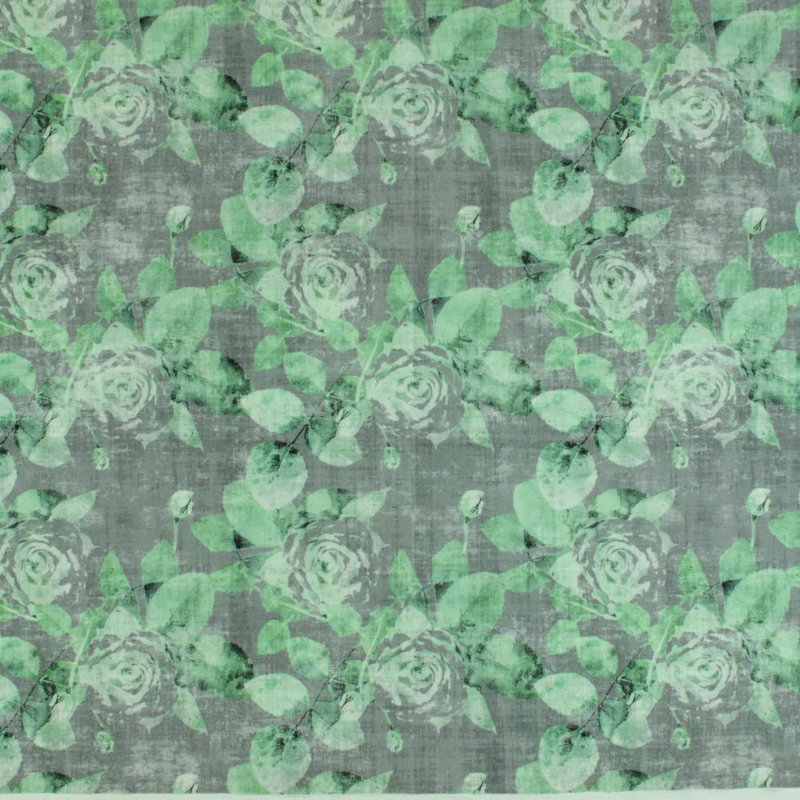Tissu en treillis palace rose, Gris anthracite
