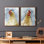 «Chicken Portrait I», reproduction encadrée de qualité supérieure - prête à être accrochée - aucun clou requis - aucun clou requis