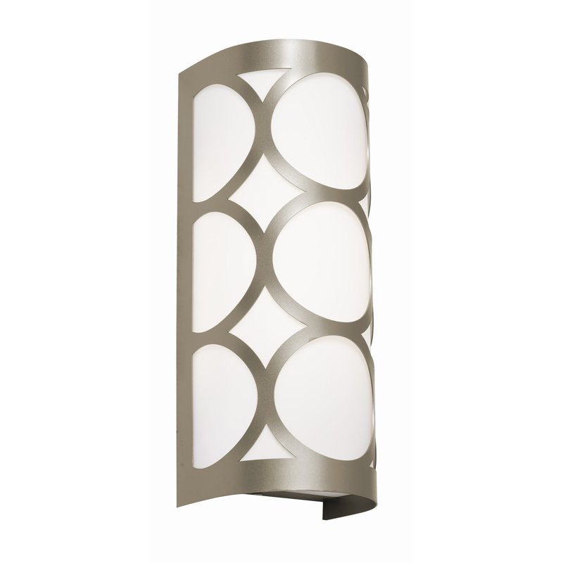 Julianno Flush Mounted Sconce, Painted Nickel