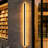 Barde Slender Sideway Outdoor Hardwired Bar Wall Sconce with LED Light Source-283586579