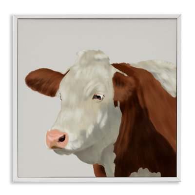 «Farm Friend Cow Portrait», estampe numérique, conception de Marcus Prime