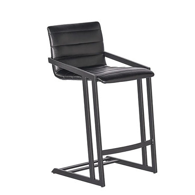 Webber Upholstered Stool with Metal Frame