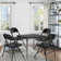 Vecelo 33.8'' 4 - Player Foldable Card Table with Chairs