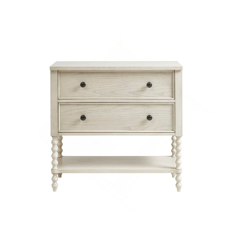 Commode décorative 2 tiroirs, Naturel