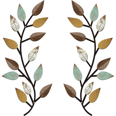 Plants & Flowers Wall Decor on Aluminum