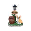 Statue de jardinière Corgi