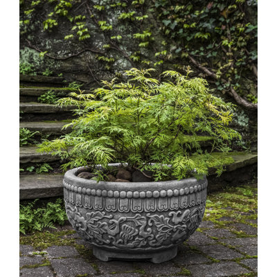 Pot à fleurs en pierre composite