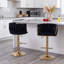 Tabouret de bar pivotant à hauteur réglable avec repose-pieds-174205732-174205743
