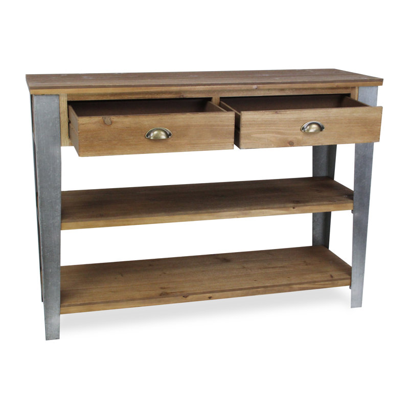 Console avec pieds galvanisés Prima