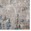 Tapis rectangulaire en polyester / viscose tissé à la machine Gabreil-88037002