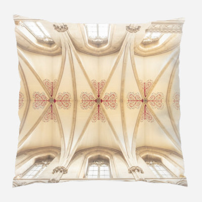 Wells Cathedral Throw Pillow