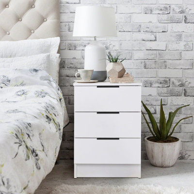 Quella 40cm W Manufactured Wood Bedside Table