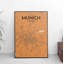Munich City Map - No Frame Print-1079944750