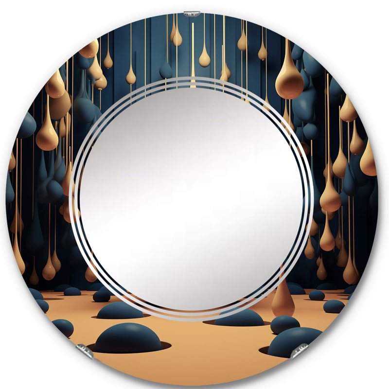 Miroir mural Zylphia, 24 po x 24 po