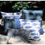 Tidal Square Indoor/Outdoor Pillow Cover & Insert