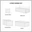 Ensemble de literie réversible à carreaux 6 pièces pour lit de jour avec jupe de lit et coussin décoratif, taille simple, rouge/noir