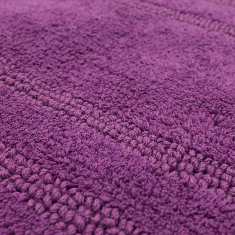Tapis de bain lavable à la machine Kail, L 24 po x L 60 po, Fiesta magenta