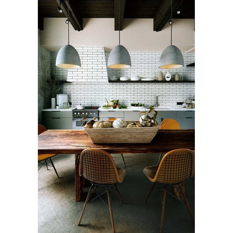 Campo 1 - Light Polished Chrome Single Pendant, 15" H x 15.25" W x 15.25" D