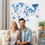 3D Wooden World Map Wall Art – Large Wood Map Decor for Living Room, Office & Study-776339532-776339536