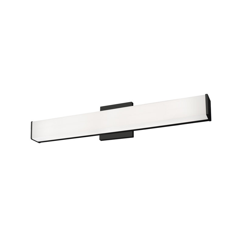 1 - Light LED Bath Bar, Black