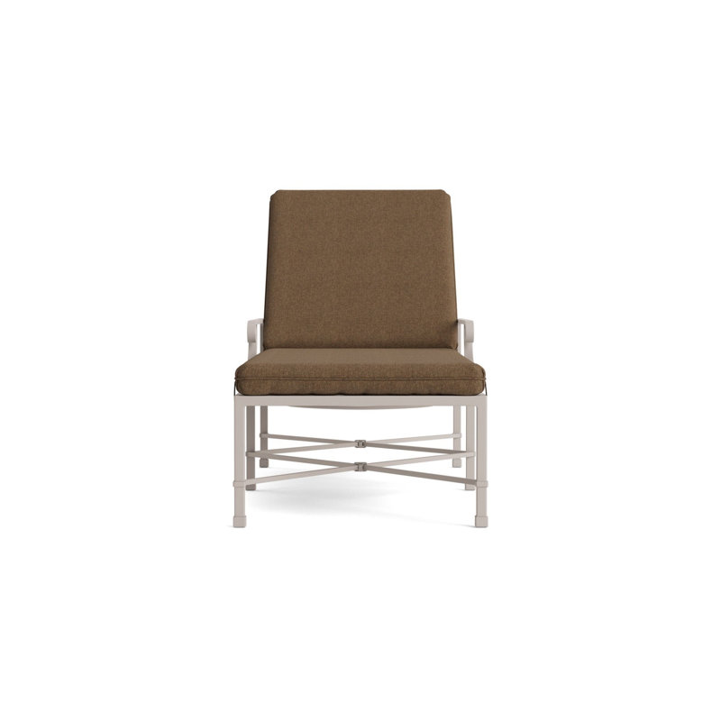 Venetian Outdoor Chaise Lounge, Fusion Moccasian, Dove Smooth