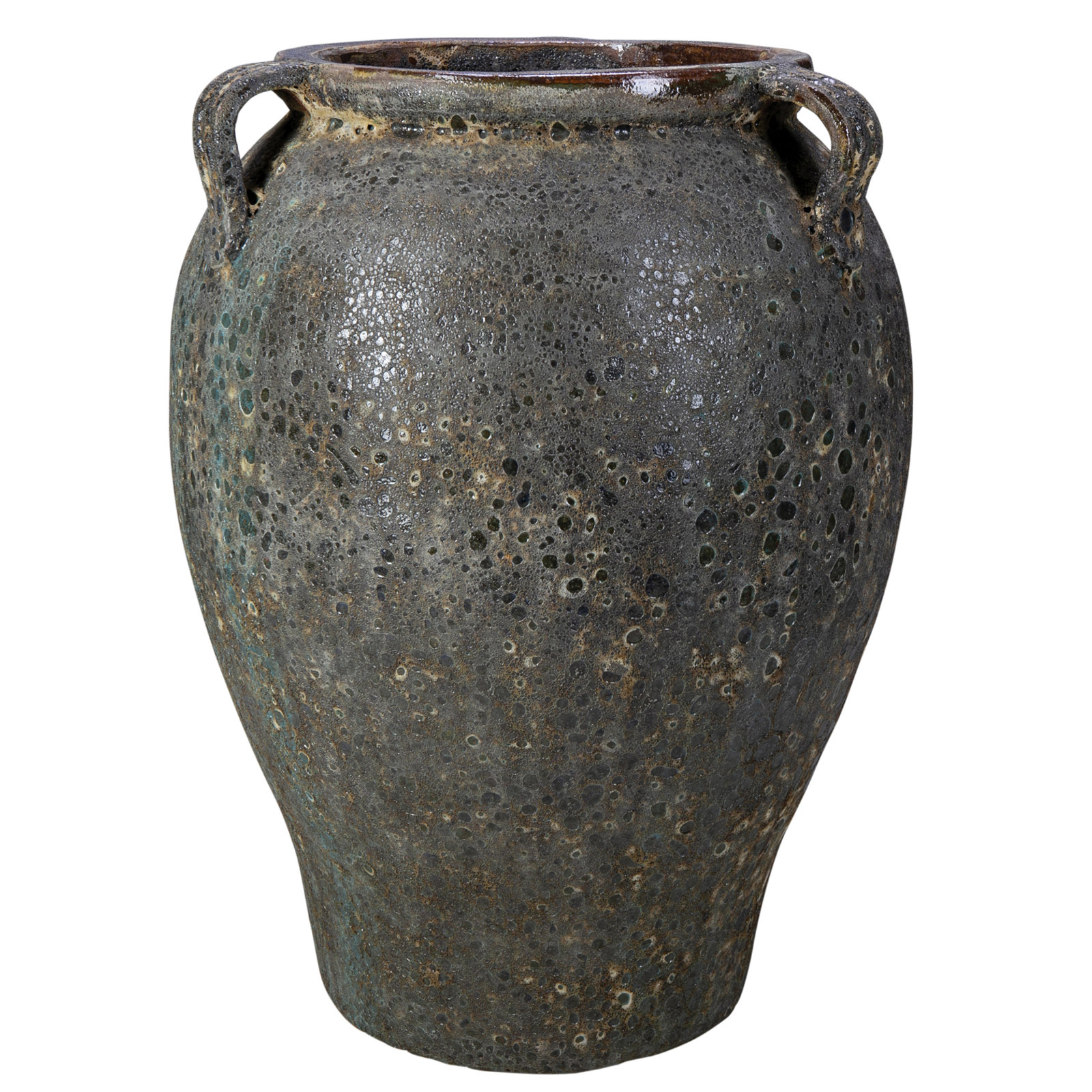 Vasilios Jar - Dark Lunar Blue, 32" H x 24" W x 24" D