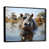 Black Floater Framed
