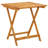 vidaXL Bistro Set Outdoor Patio Garden Furniture 3 Piece Fabric and Solid Wood-251291545