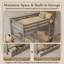 Twin-Over-Twin Bunk Bed With Ladders And Two Storage Drawers, Separable Solid Pine Wood Bed-1703941160