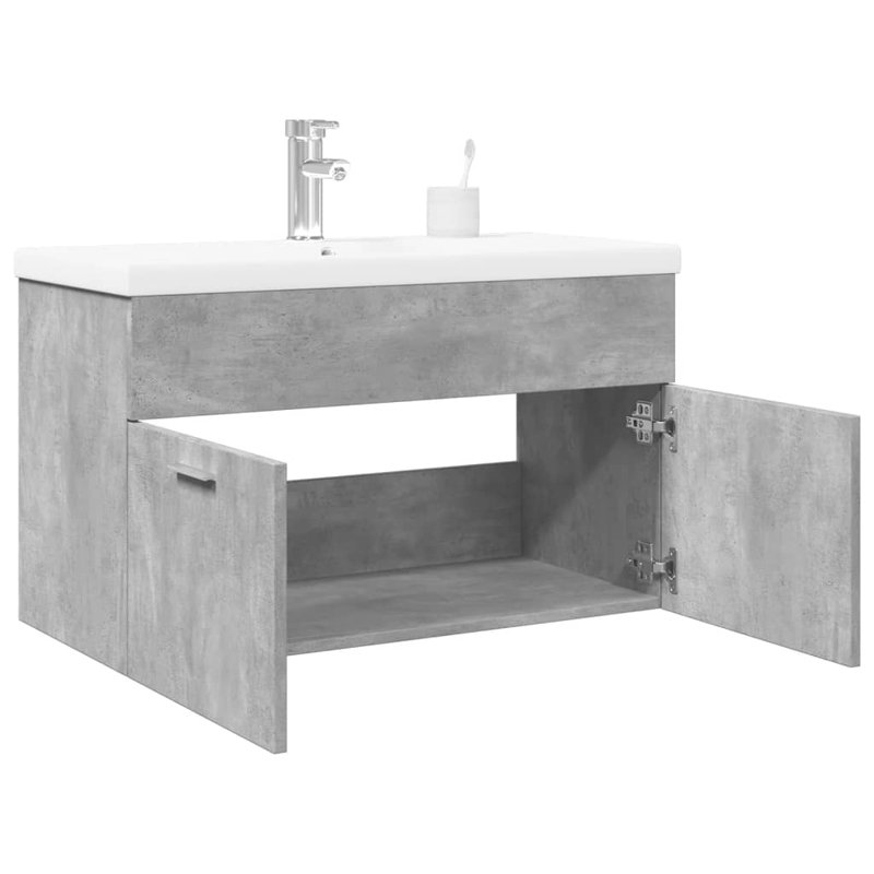 Bittar 120mm Single Bathroom Vanity with Integrated Ceramic Basin