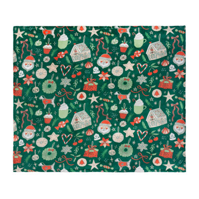  The Seasonal Aisle Festive Treats Throw